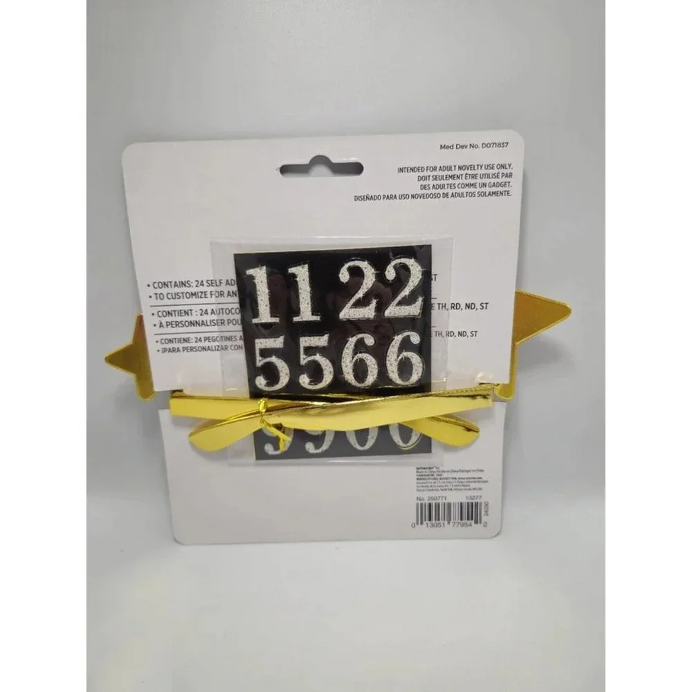 It's My Birthday Novelty Party Decorations Gift Celebrations Black
